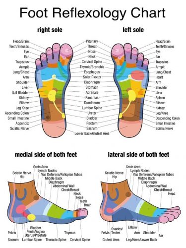 Essential Oil Foot Chart